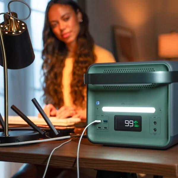 Yoshino 4000W Solid-State Portable Power Station w/ UPS Backup