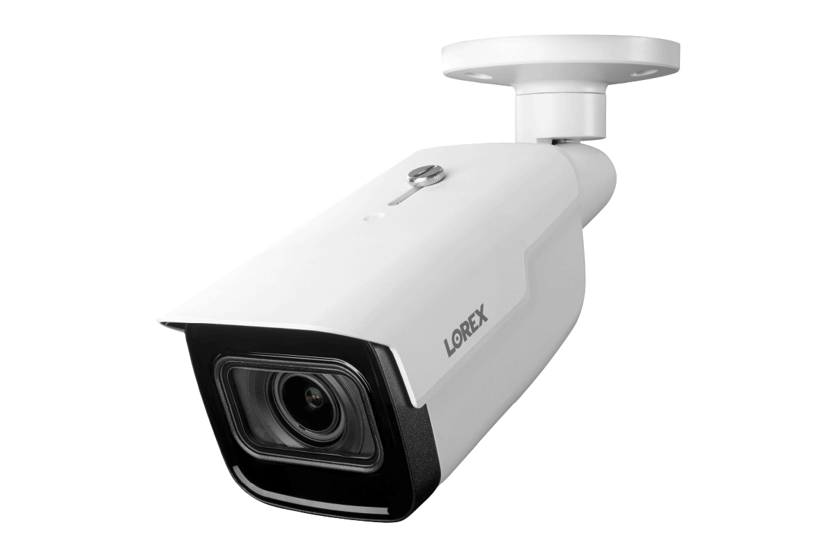 Lorex 4K (16 Camera Capable) 4TB Wired NVR System with 4 Nocturnal 3 Motorized Varifocal Lens Cameras and 4 IP Security Cameras