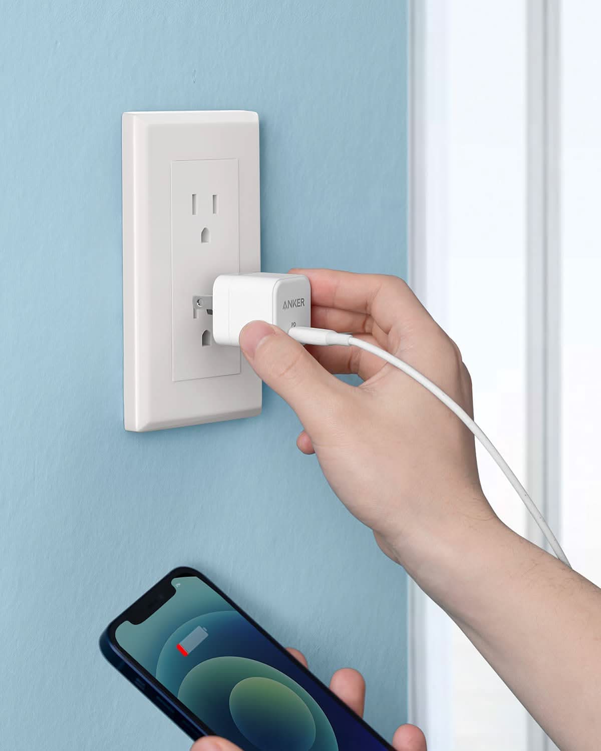 Anker USB C Charger, 3-Pack 20W Fast Charger (Foldable Plug)