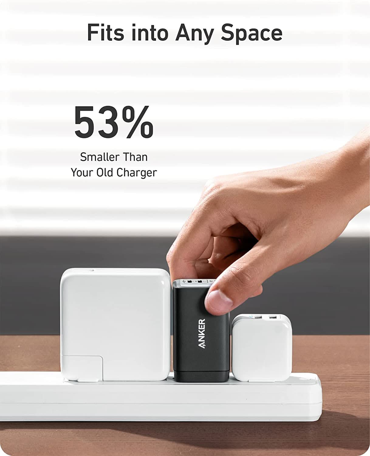 Anker USB C Charger, 735 Charger (Nano II 65W), PPS 3-Port Foldable Wall Charger