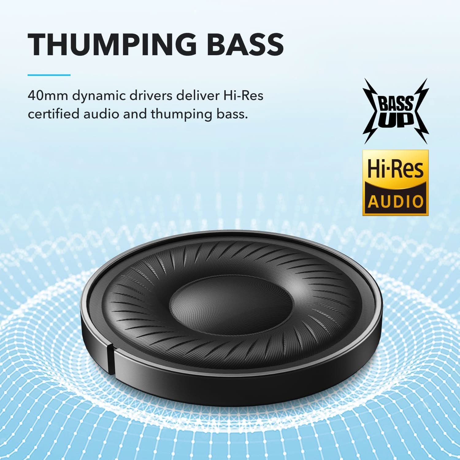 soundcore Q20i Hybrid Active Noise Cancelling Headphones