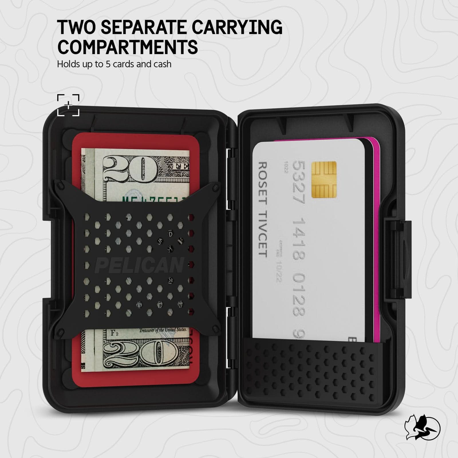 Pelican Shield MagSafe RFID Blocking Wallet Kevlar