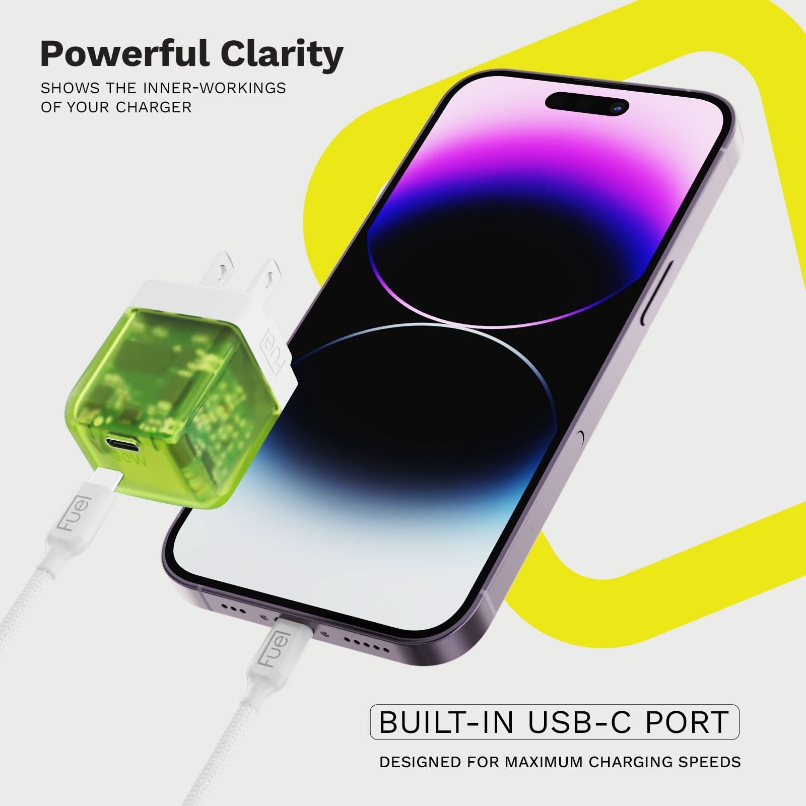 Fuel 30W USB-C Wall Chargers (Multi-Color 4 Pack)