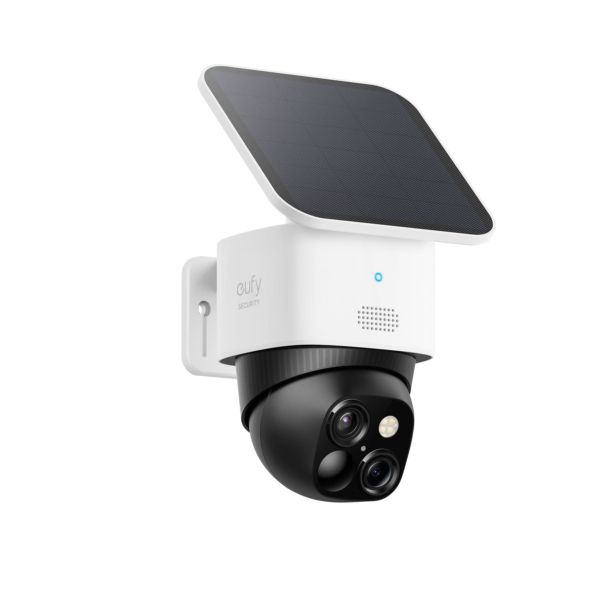 eufy Security P&T Solar Cam and Indoor Cam with Video Smart Lock Bundle