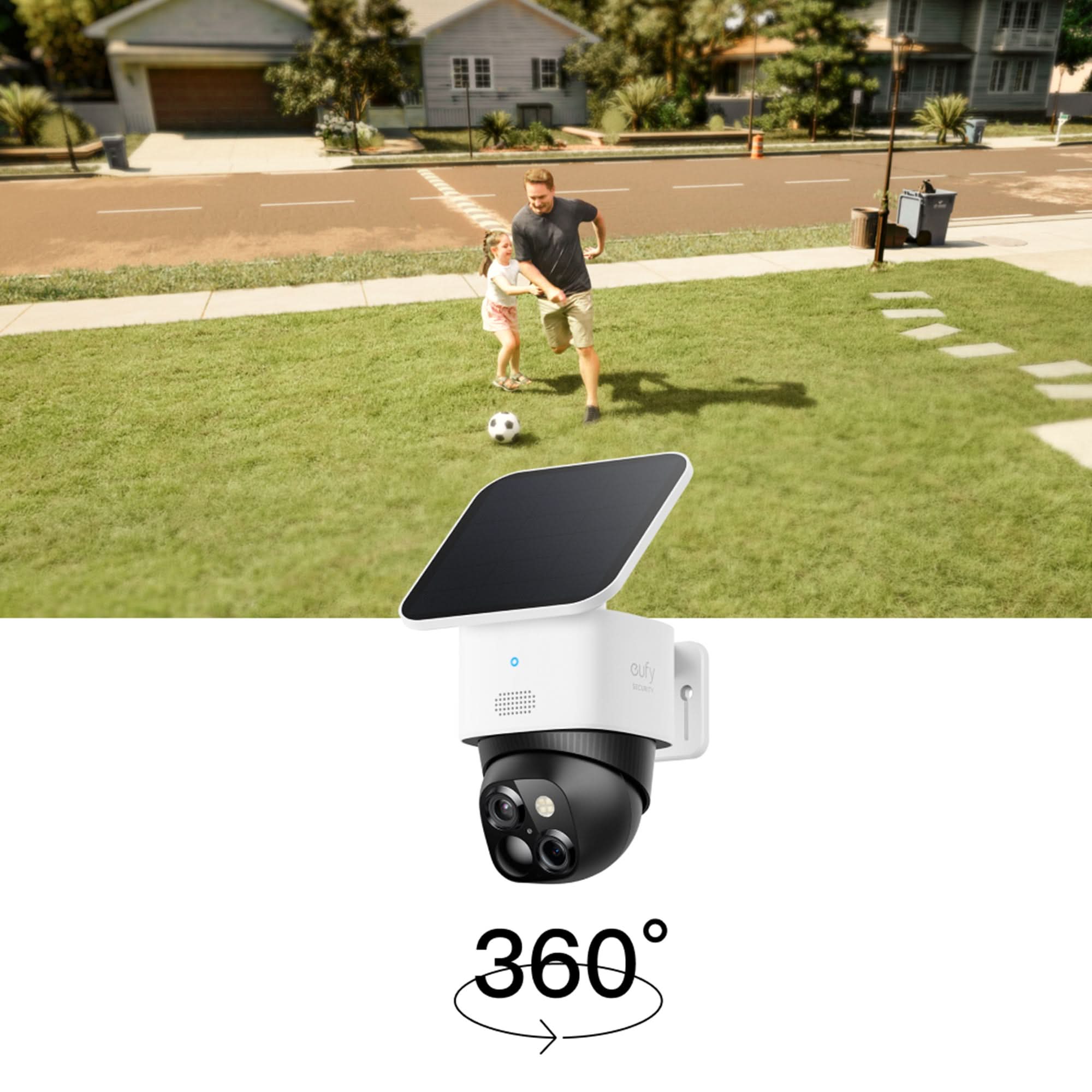 eufy Security P&T Solar Cam and Indoor Cam with Video Smart Lock Bundle