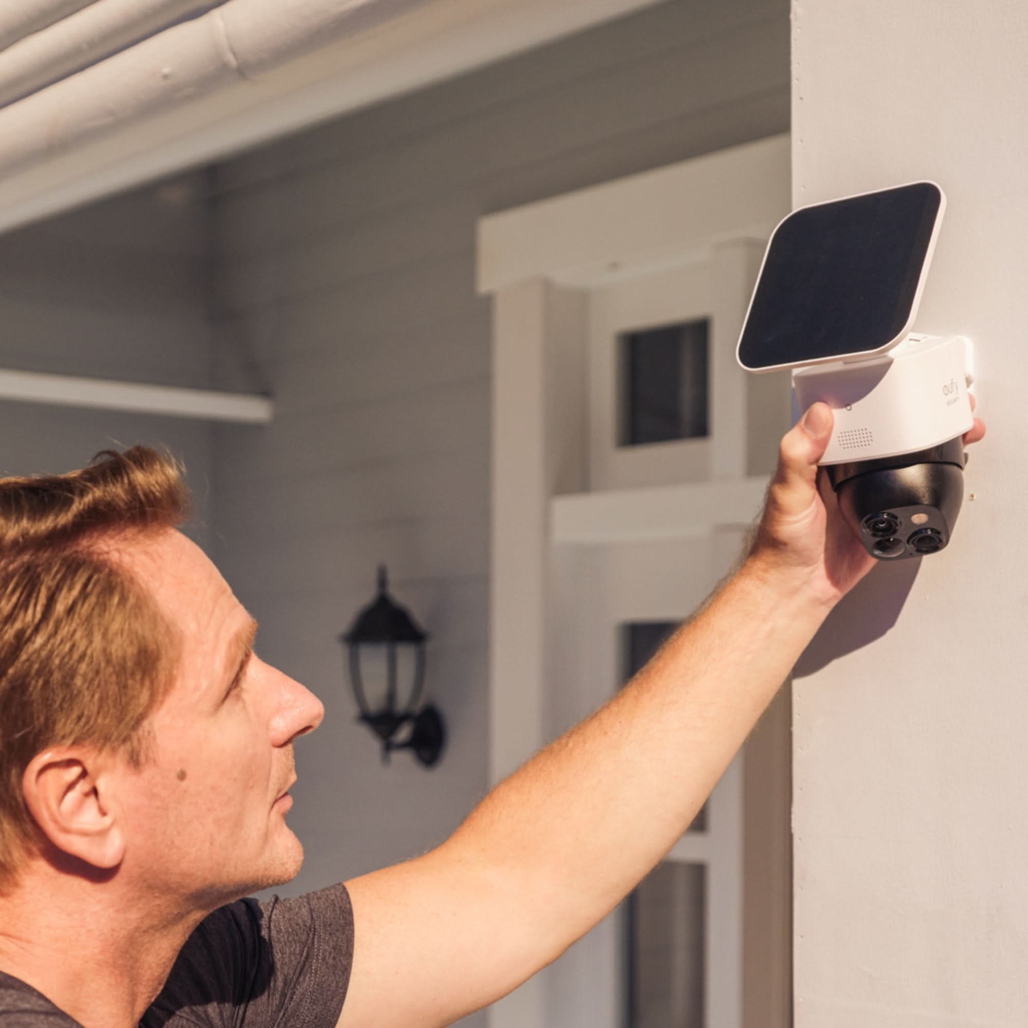 eufy Security P&T Solar Cam and Indoor Cam with Video Smart Lock Bundle