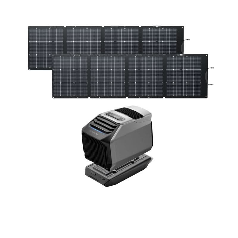 EcoFlow WAVE 2 + Add-on Battery + 2PCS 160W Solar Panel Kits