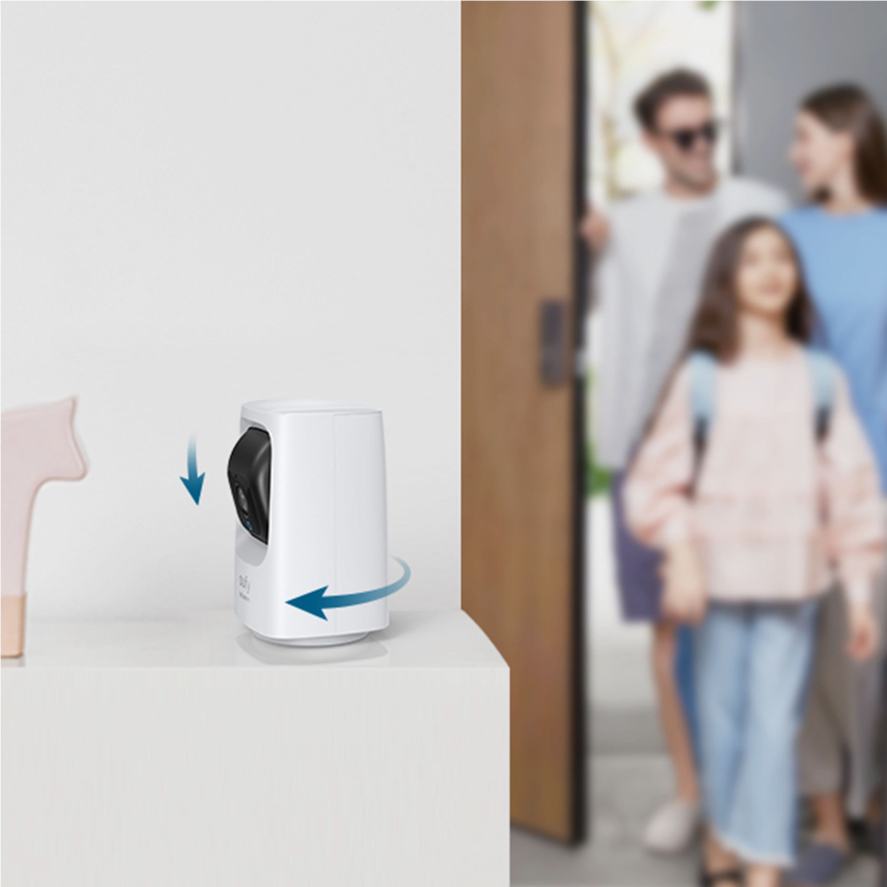 eufy Security P&T Solar Cam and Indoor Cam with Video Smart Lock Bundle