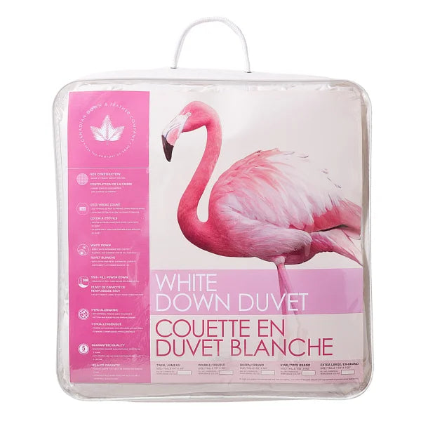 Canadian Down & Feather Company White Duck Down Regular Duvet