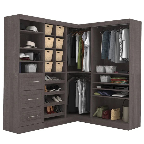 Bestar Boutique Corner Closet