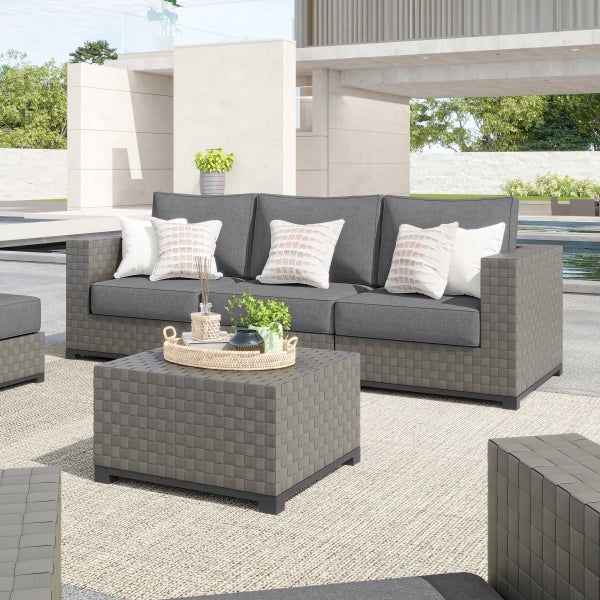 Soho 6-piece Patio Sectional Conversation Set