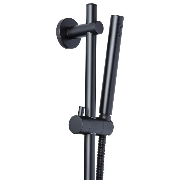 AGUA Canada Vanika Thermostatic Shower Post with Rainfall Shower Head