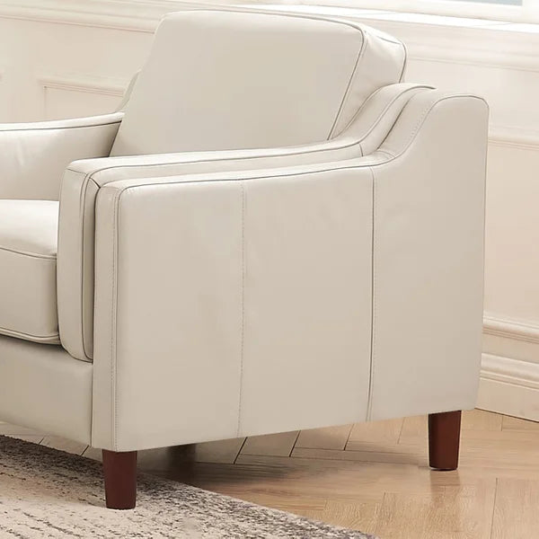 Prospera Home Dobson Top Grain Leather 3-piece Living Room Set