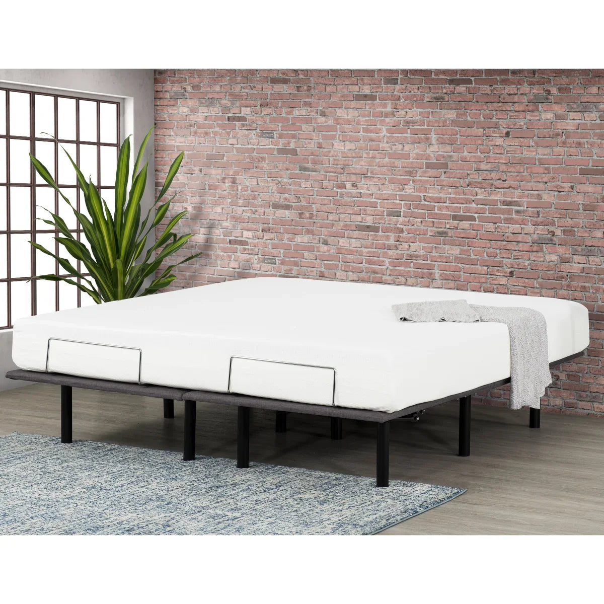 Tallie 25.4 cm (10 in.) Mattress with Upholstered Adjustable Base