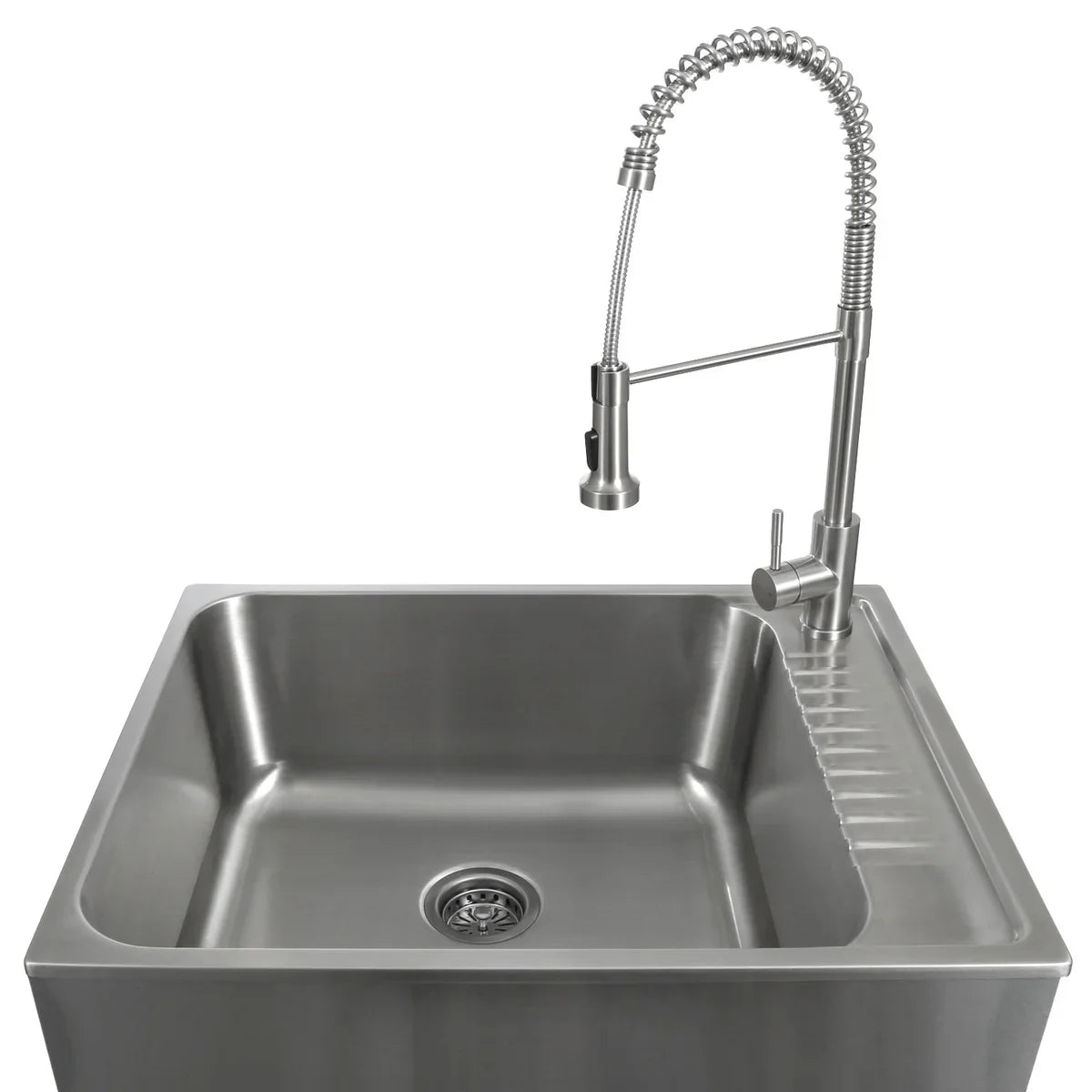 Transform 28 in. All-in-one RTA Laundry Cabinet with Stainless Steel Sink and Faucet