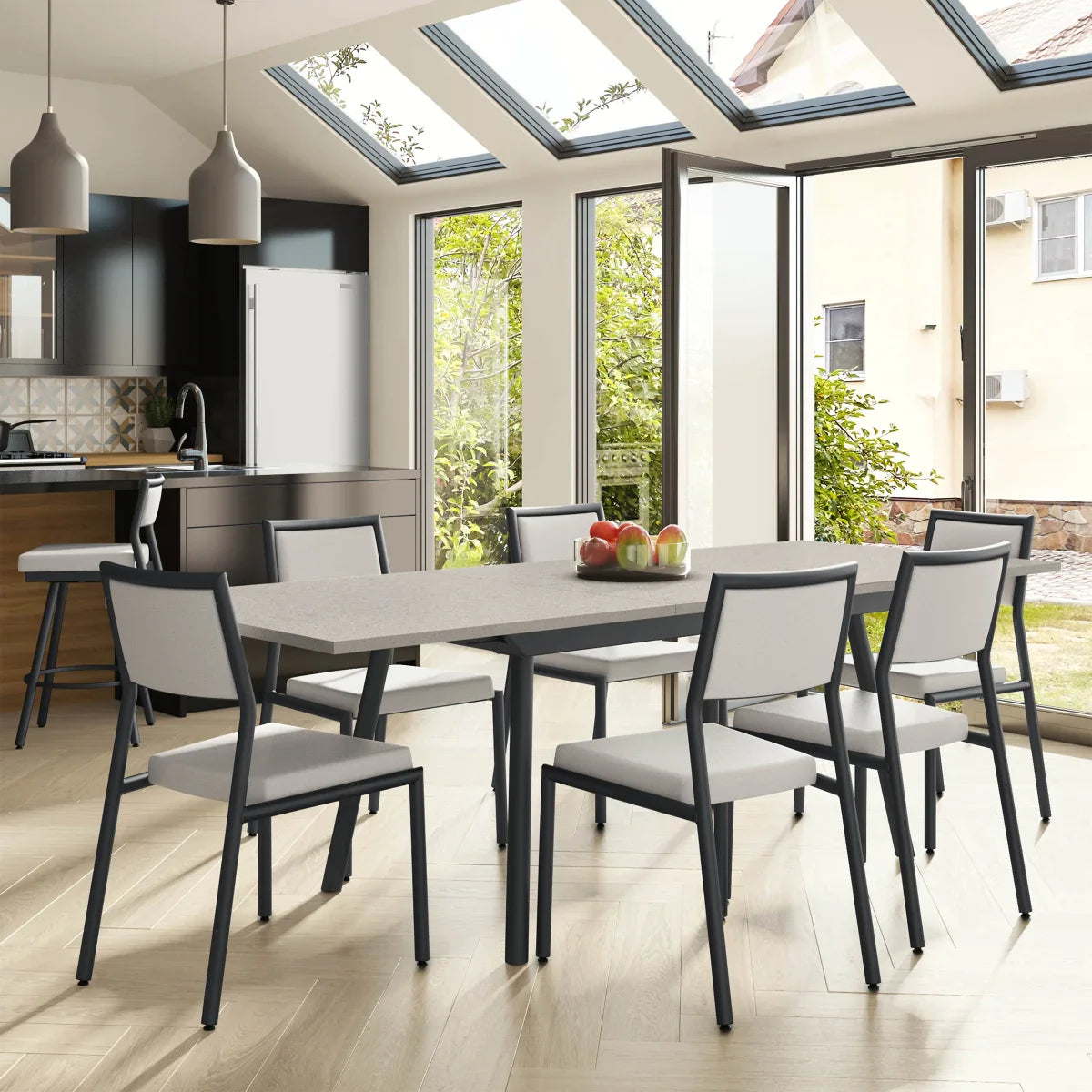 Amisco Faber 183 cm (72 in.) Extendable Dining Table