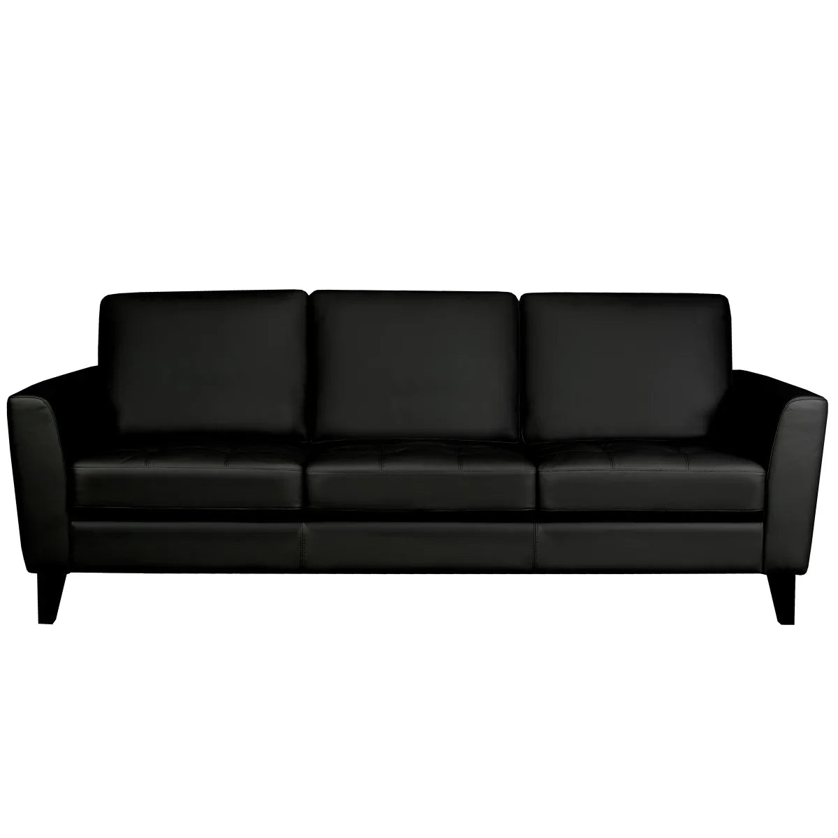 Riviera Contemporary Top Grain Leather Sofa