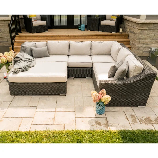 Tuscan 5-piece Patio Sectional Conversation Set