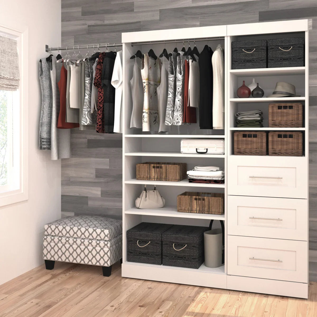 Bestar Boutique Basic Closet