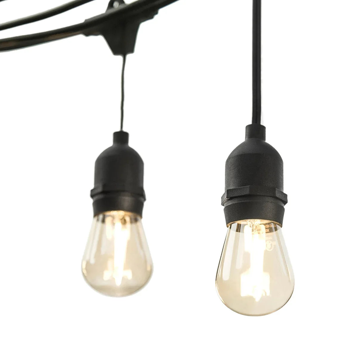 OVE 48 ft. (14.63 m) Glass Weatherproof LED String Lights
