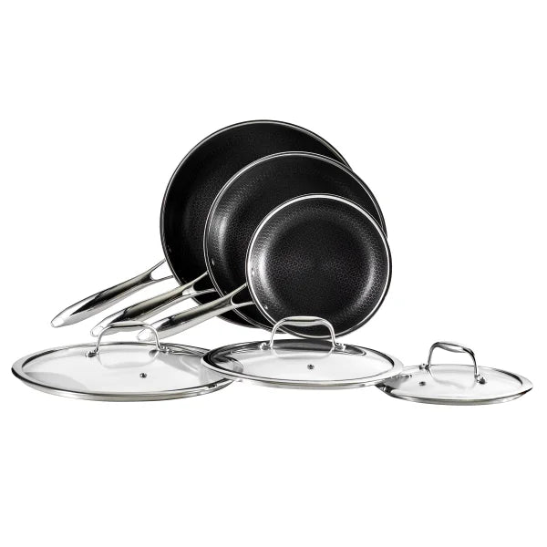 Hexclad Cookware Set, 7-piece