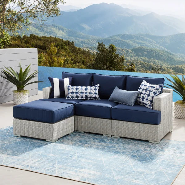 Milano 4-piece Patio Sectional Conversation Set