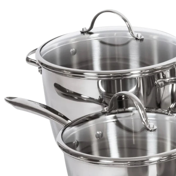 Lagostina Stainless Steel Cookware Set, 12-piece
