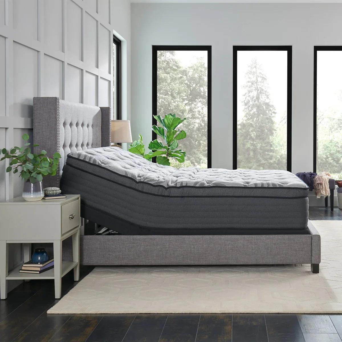 Sealy Posturepedic Island Cays Firm Twin XL Mattress with Adjustable Base