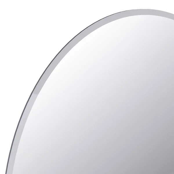Appollo Avia Modern 76.2 cm (30 in.) Round Frameless Beveled Mirror