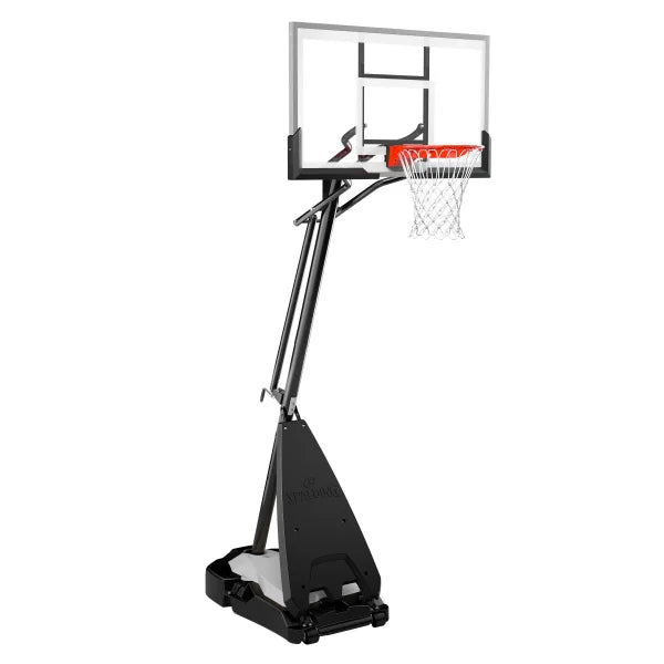 Spalding 137 cm (54-in.) Glass Ultimate Hybrid Portable Basketball System