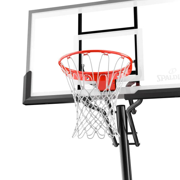 Spalding 137 cm (54-in.) Glass Ultimate Hybrid Portable Basketball System