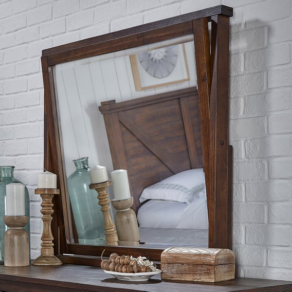 Alpine Ridge Rustic Solid Wood 5-piece Queen Bedroom Set