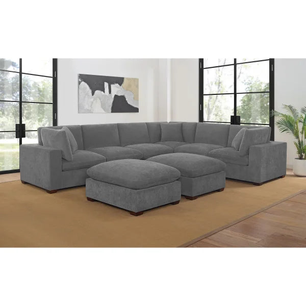 Thomasville Lowell 8-piece Fabric Modular Sectional