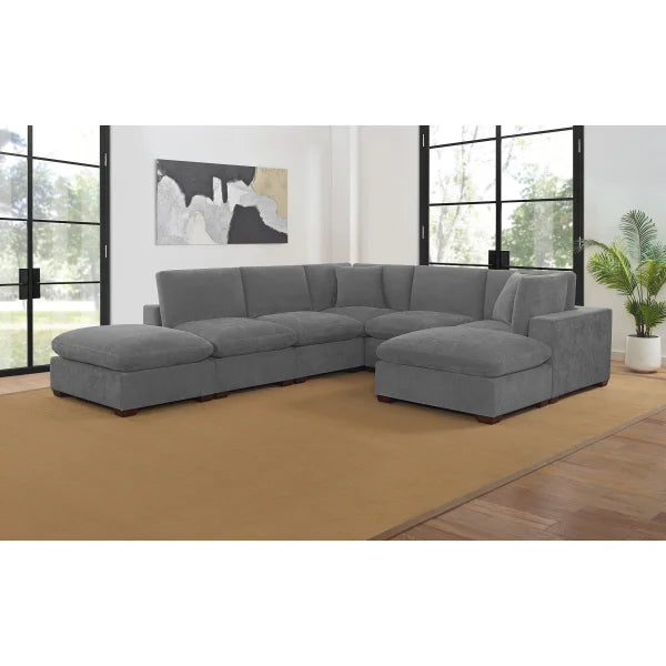 Thomasville Lowell 8-piece Fabric Modular Sectional