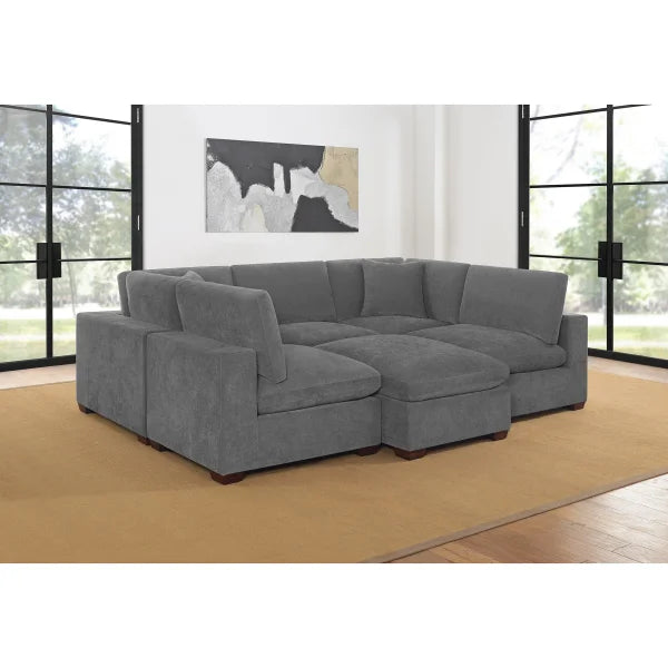 Thomasville Lowell 8-piece Fabric Modular Sectional