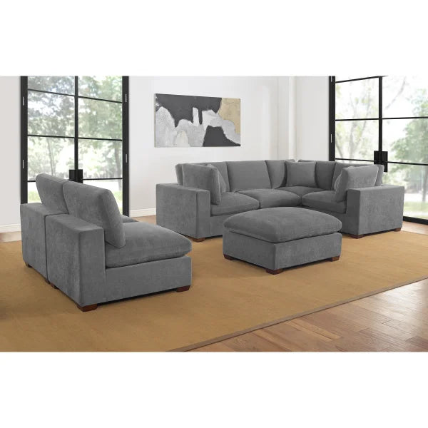 Thomasville Lowell 8-piece Fabric Modular Sectional