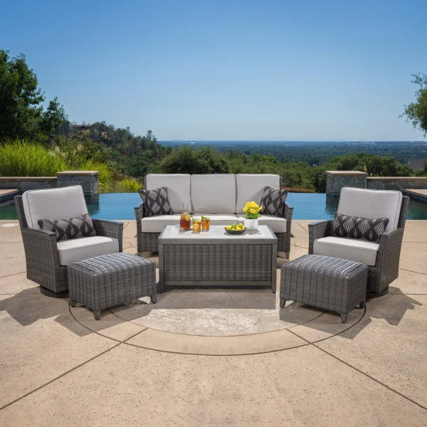 Vineyard 6-piece Patio Conversation Set