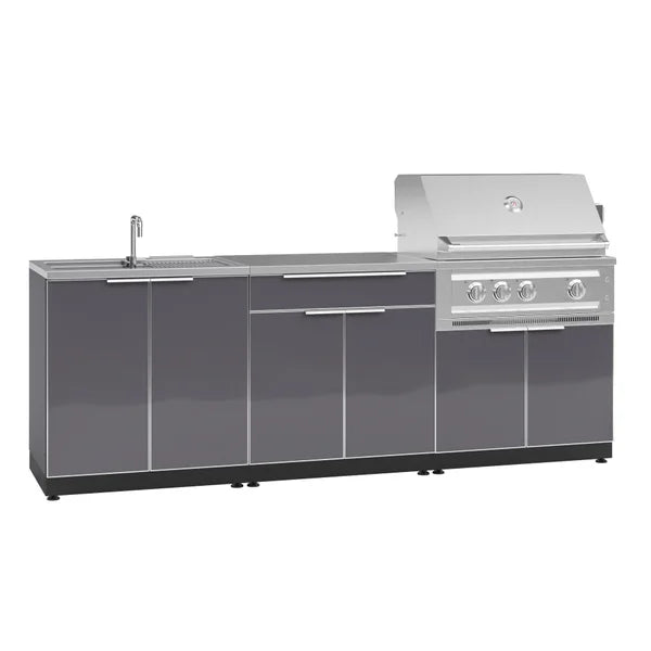 NewAge Products 5-piece Outdoor Kitchen Aluminum Set