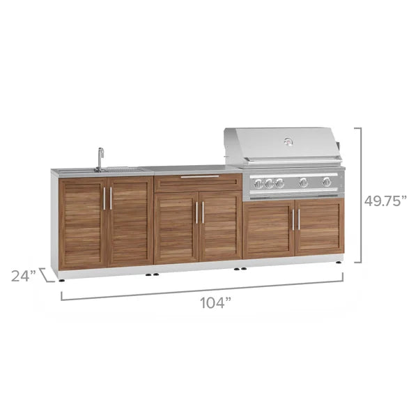 NewAge Products 5-piece Outdoor Kitchen Grove Set