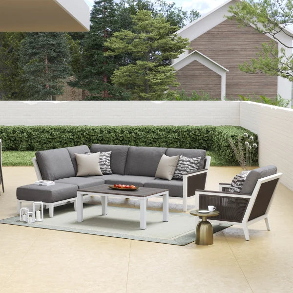Valencia 7-piece Patio Sectional Conversation Set