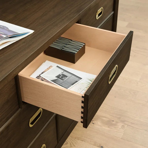 Weston Park 7-drawer Dresser, Dark Brown