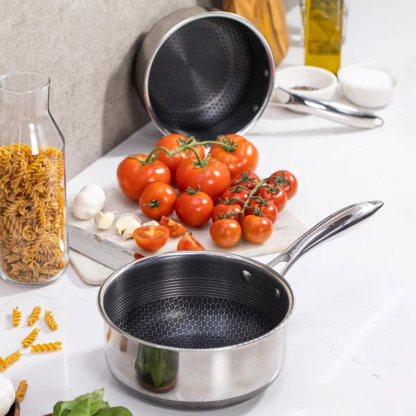 Hexclad Saucepan Set with Trivets, 6-piece