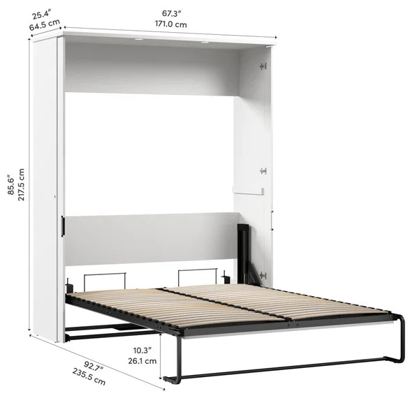 Bestar Lumina Queen Wall Bed