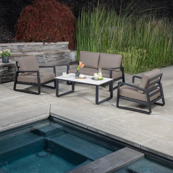 Oceano 4-piece Patio Conversation Set