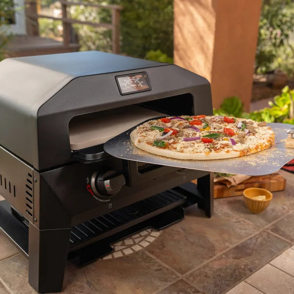 Nexgrill X4 Fortress 4-in-1 Grill and Pizza Oven with Griddle and Sear Plate includes Cover