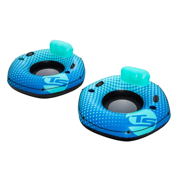Tobin Sports Whitewater Rush Inflatable River Tubes, 2 Pack