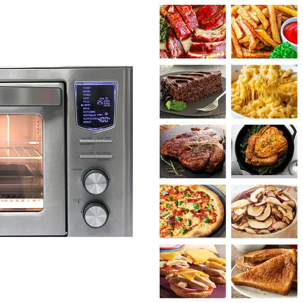 Kenmore 11- in-1 Digital Air Fryer Convection Toaster Oven with Rotisserie