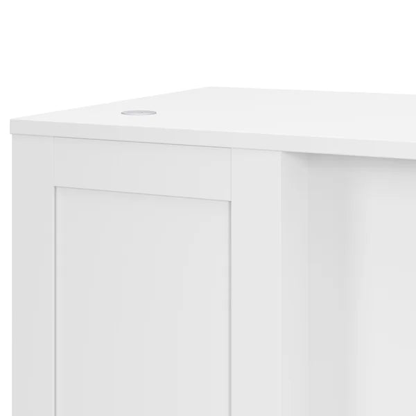 Bush Furniture Hampton Heights Executive Desk with Mobile File Cabinet