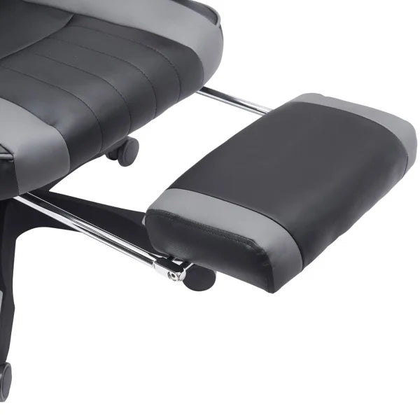 Bentley Gaming Chair, Black and Grey