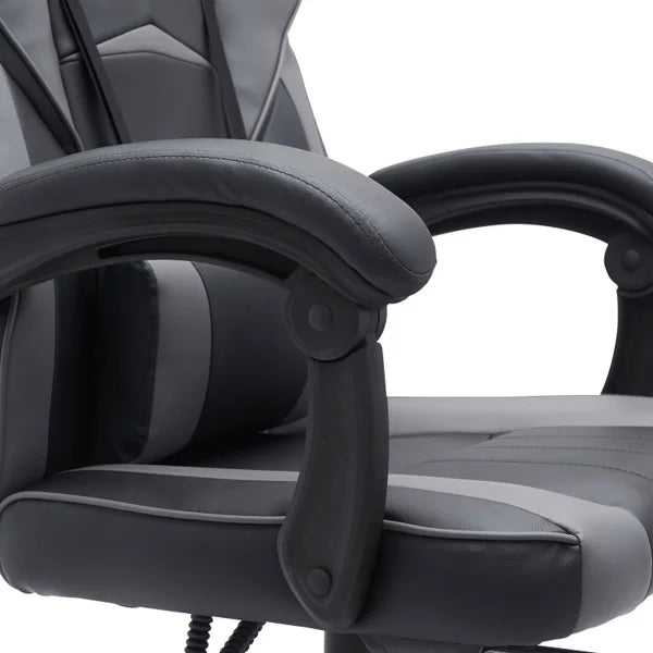 Bentley Gaming Chair, Black and Grey